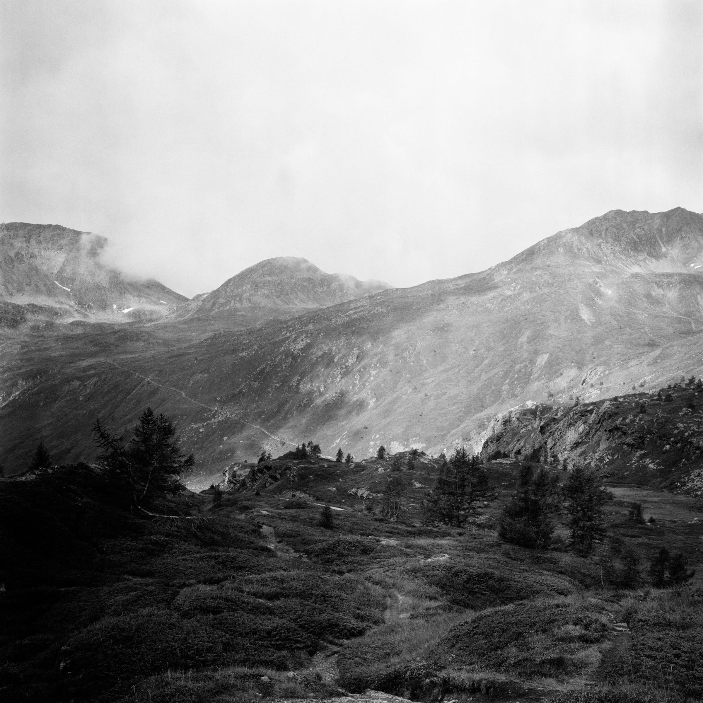 mountains | analog black and white photography